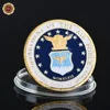 Drop Shipping US Department Of Air Force Justice Custom Coin Gold Plated Metal Old Coin With Low Price For Sale
