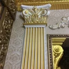 HN-8805 PU wedding wall decorating column square roman pillar