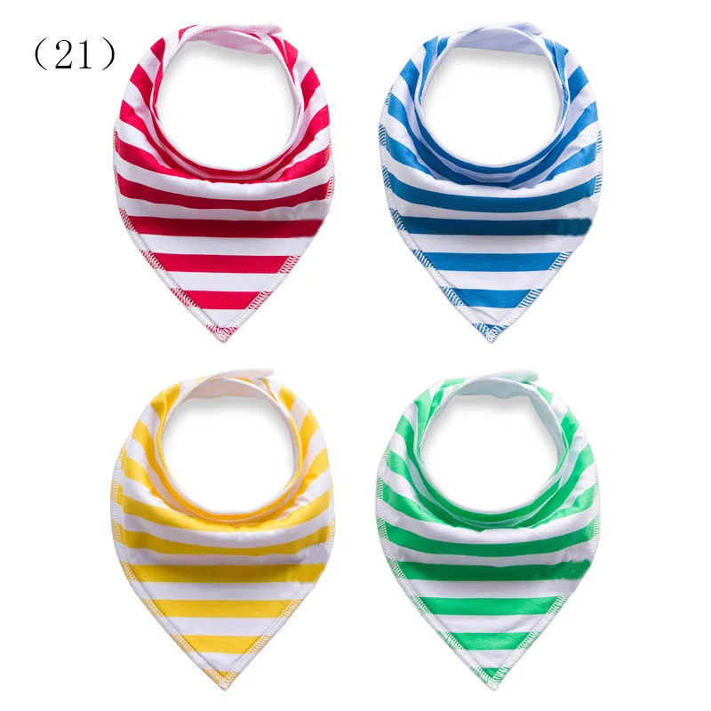 

high quality New design organic cotton baby bandana bibs with logo, Multi colors