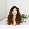 Women Heat-resistant lace front wig synthetic wig curly