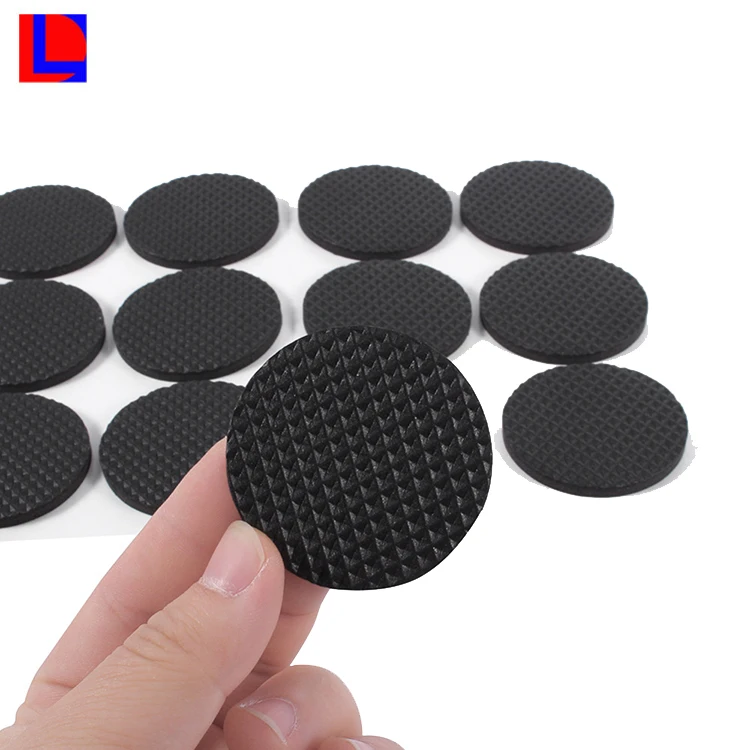 Round Rubber Pads With Adhesive Backing - Buy Rubber Pad,Small Rubber ...