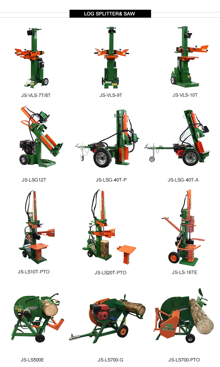 Manual Hydraulic System Tractor Driven Lift With Pto Log Splitter Log