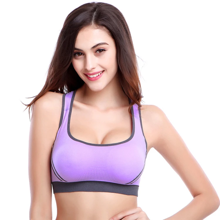 

Wholesale high impact gym breathable training bra, Black,white,fleshcolor ,purple,pink,dark blue,rose red