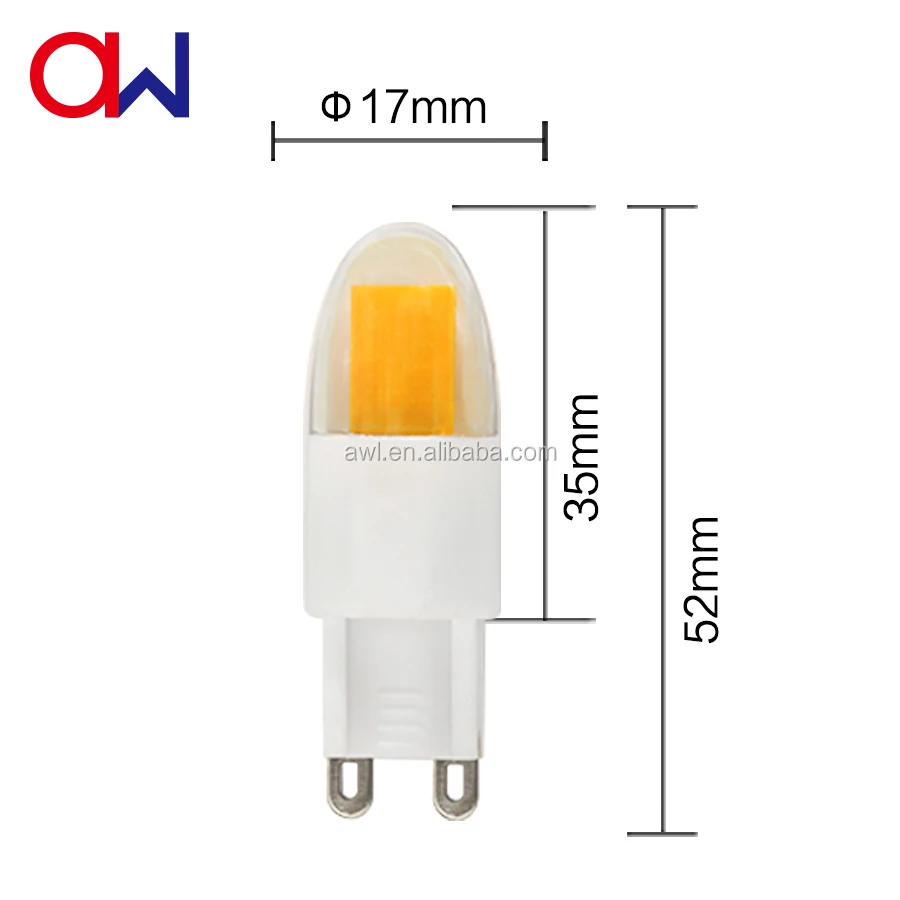High quality dimmable eye protection 110V 220V COB G9 energy-saving LED bulb corn lamp with CE certificate