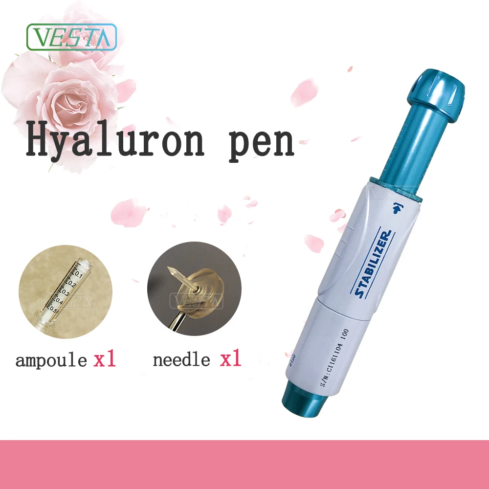 

Vesta Allfond Handheld Hyaluronic Injection Pen Needle Free filler Mesotherapy Gun Injector Meso Hyaluronic Acid Pen Korea
