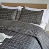 Cheap Quilt European Jersey Ocean Twin Black and White Checkered Bedding