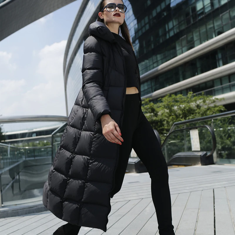 2015 новый черный с женская пуховики твердые широкий женские зимние пальто мода теплая зима толстый слой Большой размер