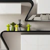 modern 100% Pure Acrylic Solid Surface Book Storage Shelf