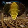 Chandeliers Fiber Optic Lighting with LED Source White Color