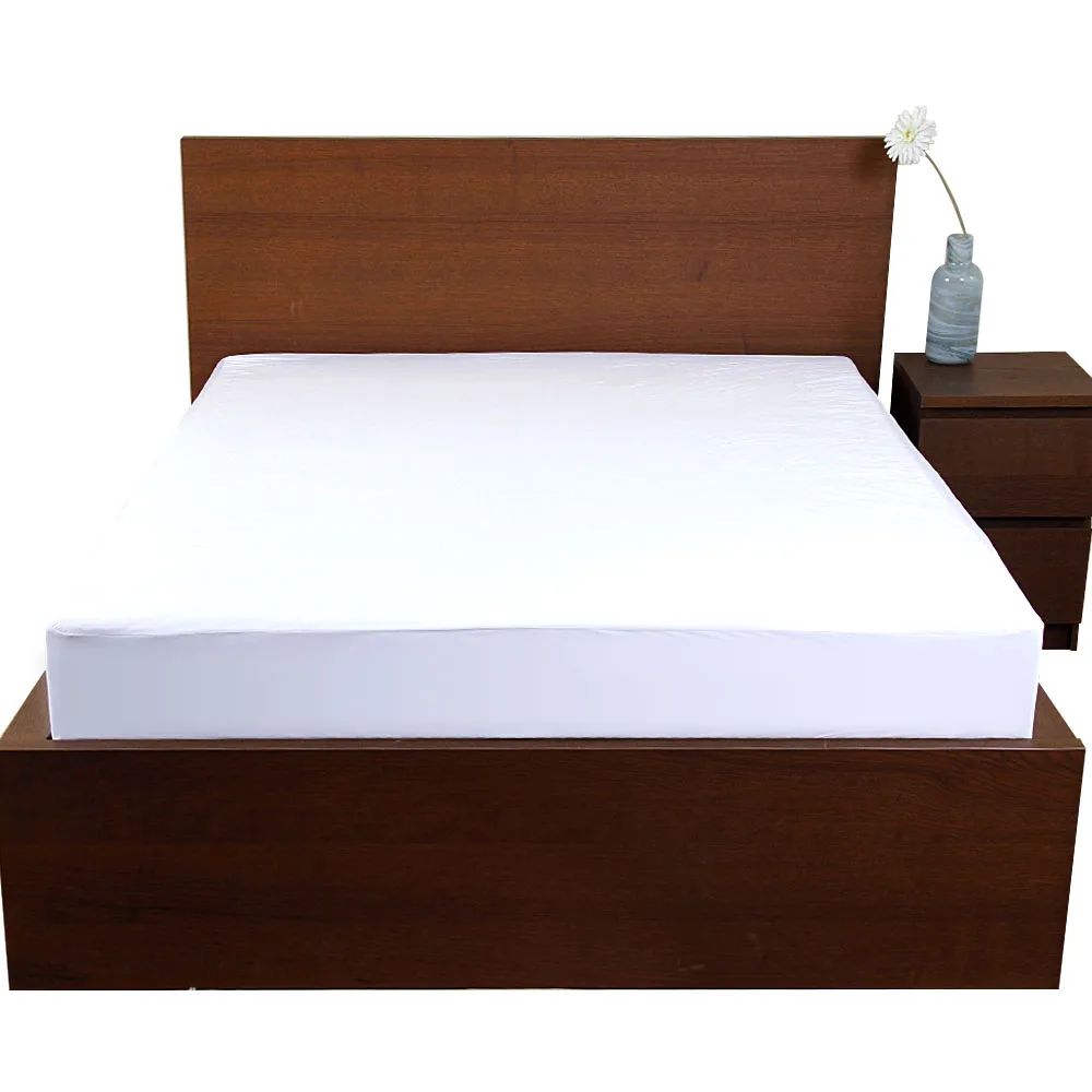 Hot Sell Premium 100% Polyester Zippered Mattress Encasement Bed Bug Dust Mite Proof Waterproof Mattress Protector With Zipper