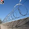Hot dipped galvanized or stainless steel High Security concertina Razor Wire Fencing