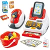 2018 latest plastic pretend kids toy electronic cash register toys for kids play school