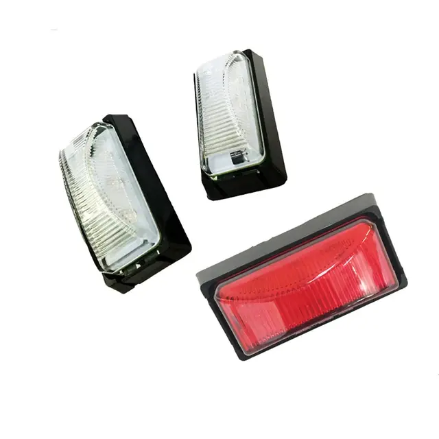 gazechimp 2 piezas remolque LED marcador lateral Marcador de Iluminaci/ón contorno cami/ón luz Van luces LED 12-24V