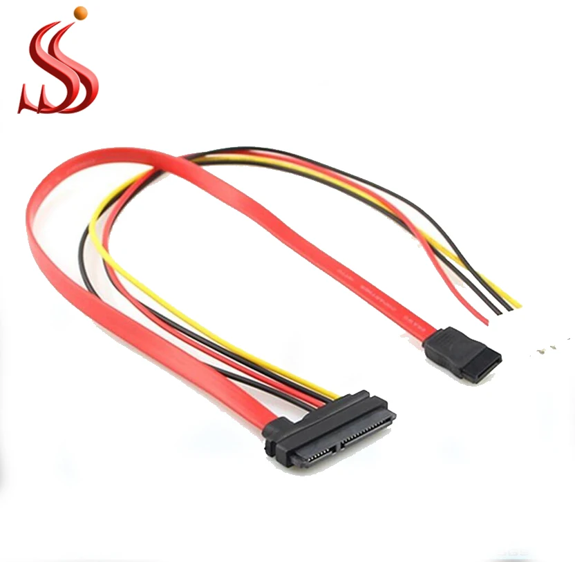 Sata22p To 7pin +4pin Power Cable/7+15pin Sata 22pin To Sata 7pin And 4pin Power Cable Buy