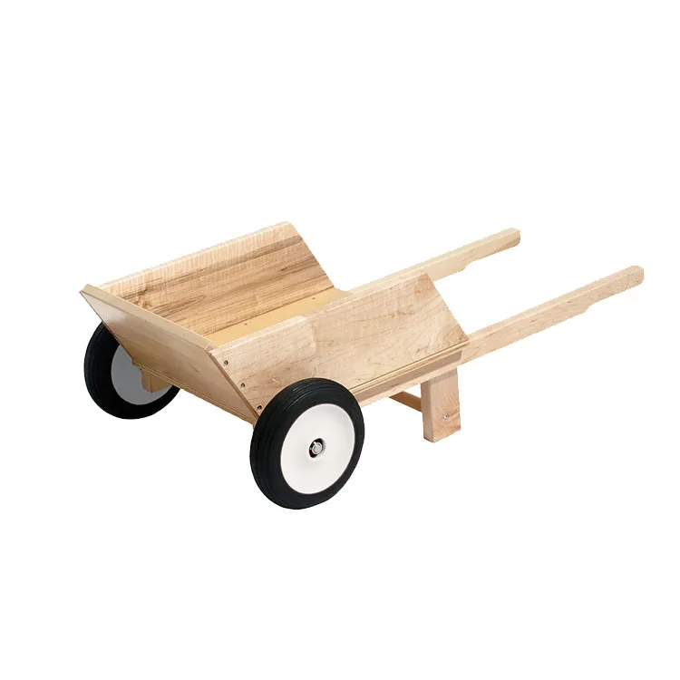 wooden wheelbarrow toy