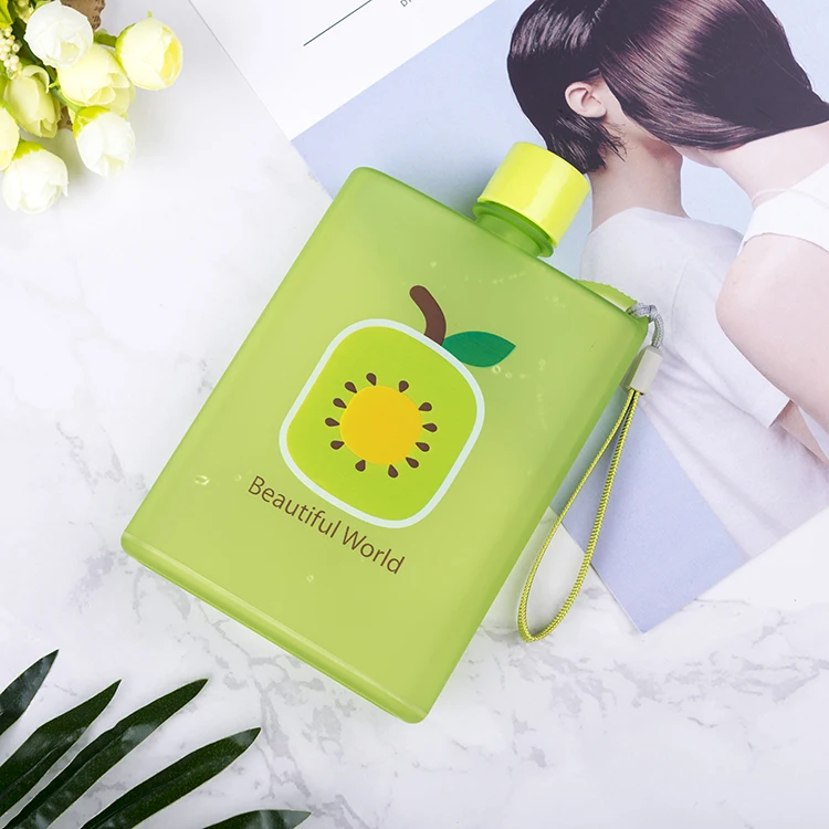 Hot Selling Unique Design BPA Free Flat Mini Water Bottle