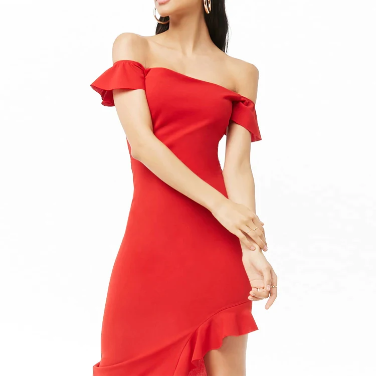 

Gorgeous Women formal sexy red evening dress, Customized