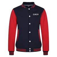 

Wholesale Blank Logo Design Printed Baseball Jackets Custom Slim Fit College Varsity Jacket