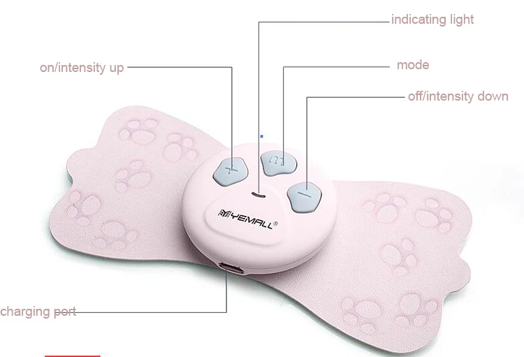Yemall New! Electrical Buttocks Vibrating Massage Heat Pad Chair Seat