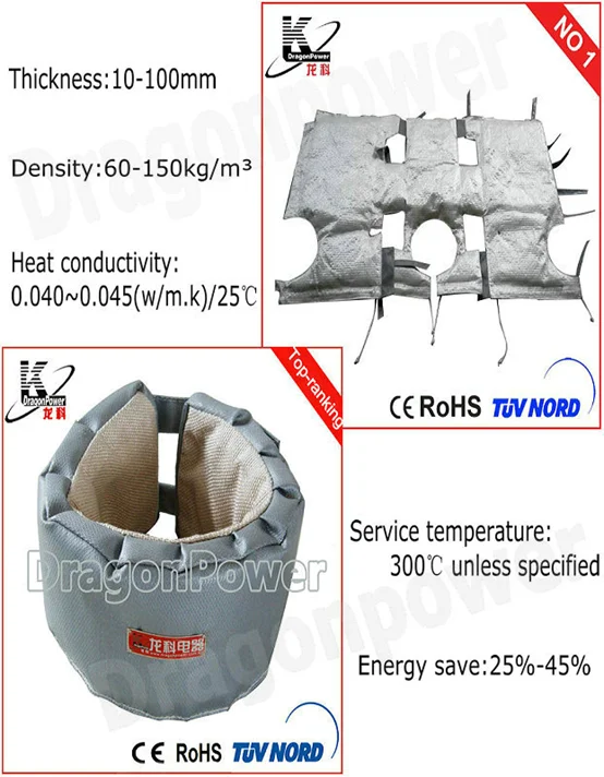 Thermal Insulation Blanket For Injection Heaters Thermal Blanket Cover