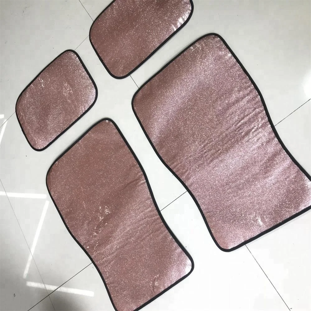 

New Design PU Sequins Car Mat, As picture