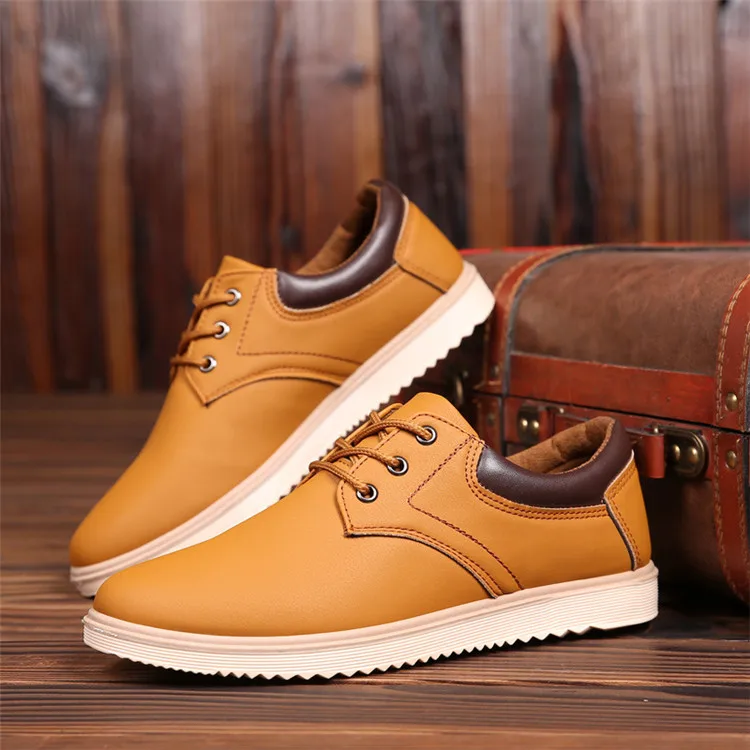 

Wholesale manufacturers waterproof casual shoes non-slip leather shoes men's dress shoes