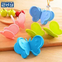 

Butterfly shape heat resistant clip silicone hot plate holder silicone kitchen tool