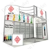 Detian offer trade show booth 10x20 commercial products stall portable exhibition stand