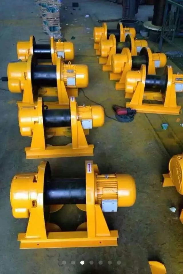 广泛使用的建筑起重钢丝绳电动葫芦电动绞车制造