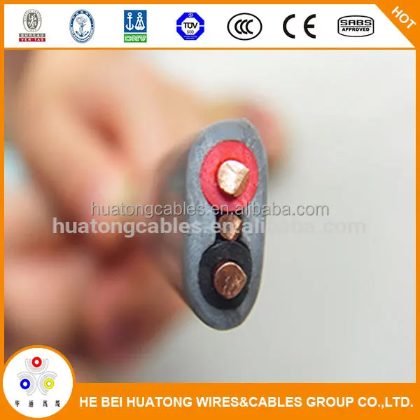 Electrical Wire 2 Core Flat Transparent PVC Mains Electrical Cable Copper Wire 