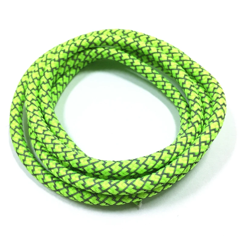 Wholesale boot use colorful reflective rope laces for sale
