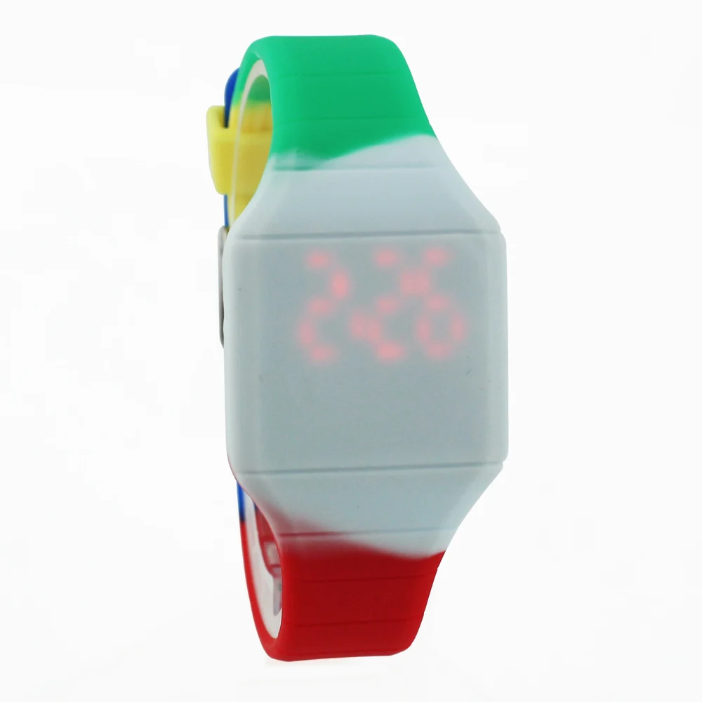 

Custom Silicone Band Led Digital Kids Wrist Watch promo gift watch