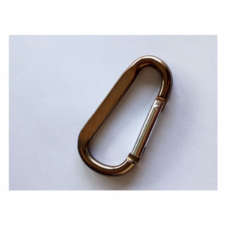 40mm Flat Mini Clip Custom Carabiners Aluminum Carabiner Clip Hook
