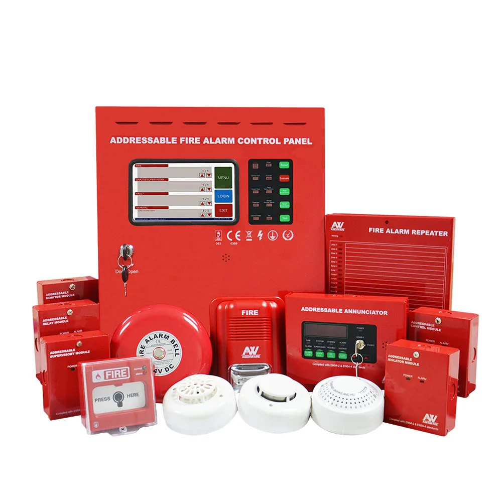 
AW FP100 Asenware Addressable Fire Alarm Control Panel System 