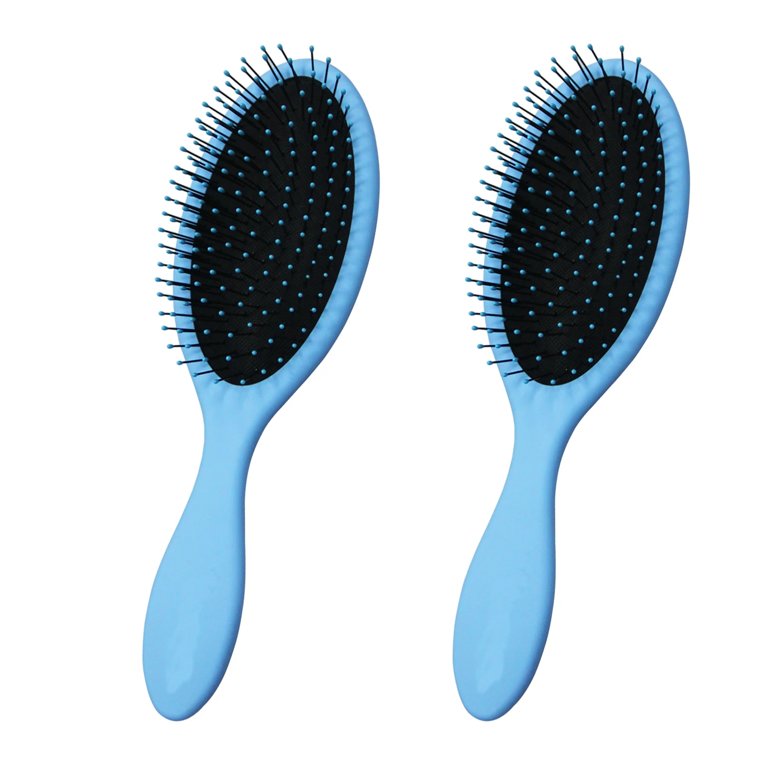 Oem Logo Plastic Round Hair Brush Nylon Pins Elegant Hair Brush - Buy ...