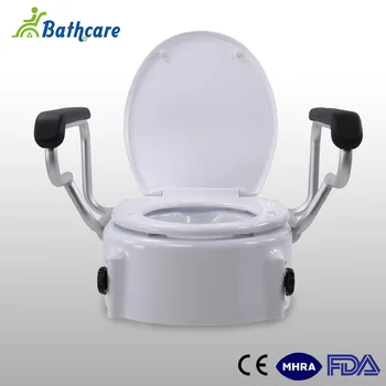 China Wholesale Price Elongated Raised Toilet Seats Armrest For ... China Wholesale Price Elongated Raised Toilet Seats Armrest For ...