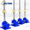 upright or inverted 1 ton miniature worm gear machine screw jacks lift and precisely position loads for table lift with crank