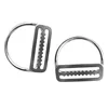 316 Stainless Steel Scuba Diving Weight Belt Keeper Stopper Bent D Ring