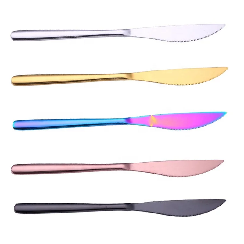 

High quality korean cutlery dinner knife stainless steel steak knife