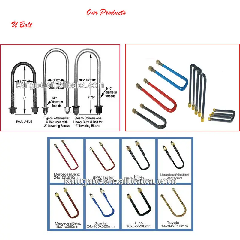 High Quality Big Size U Bolt For Truck Buy Big Size U Bolt,U Bolt