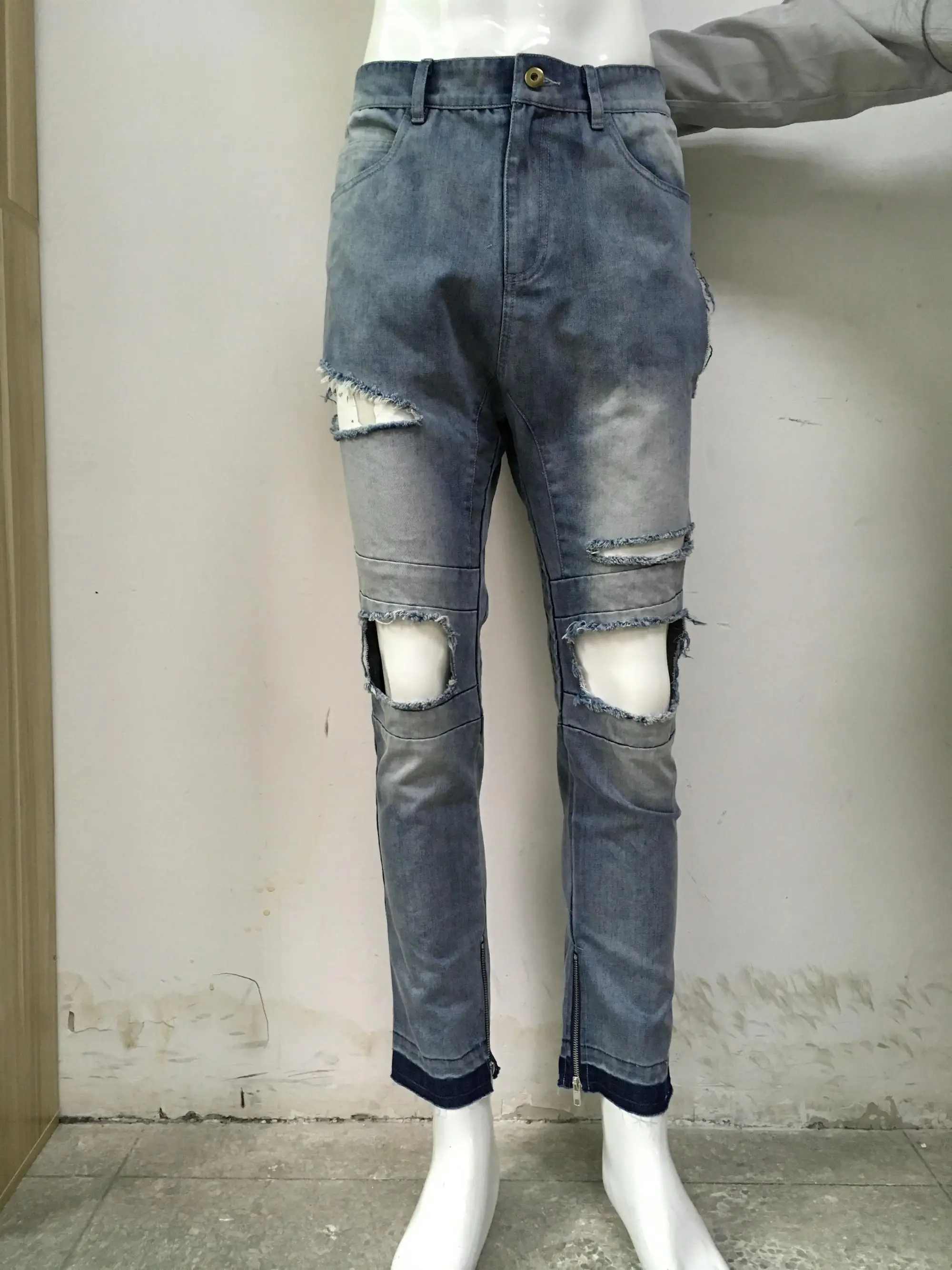 New Style Stone Washed Cheap Skinny Men Trousers Jeans - Buy Trousers ...