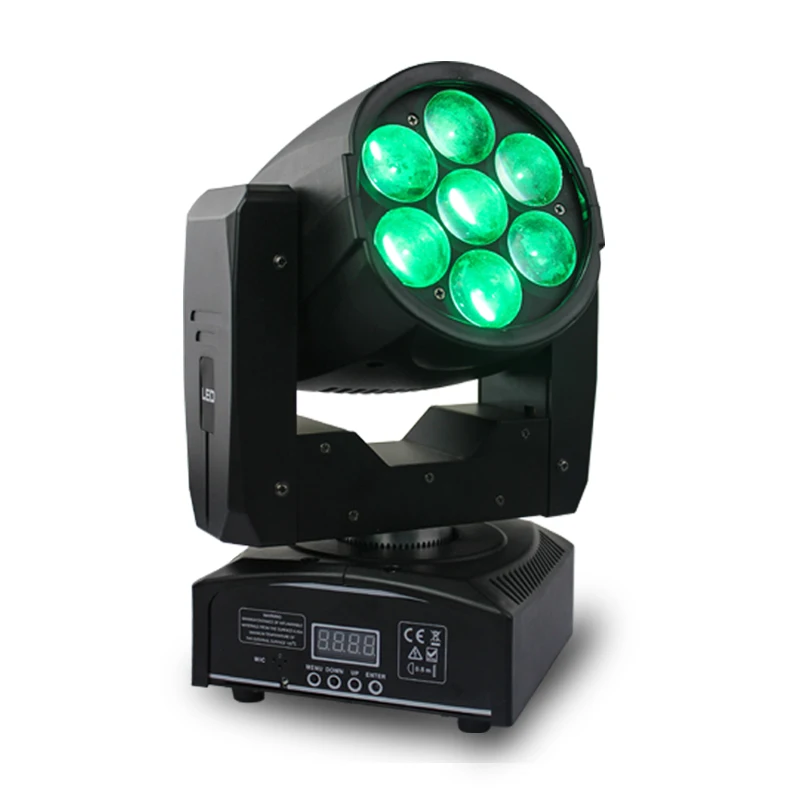 Dj party light 7x12w 4in1 rgbw dmx Zoom Wash beam led moving head