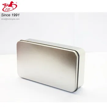 silver tin box