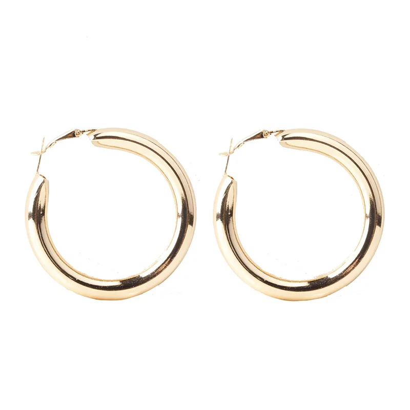 

Wholesale Women Gold Silver New Fashion Cheap Best Sale Metal Online Stainless Steel Big Hoop Drop Dangle Earrings Jewelry Gifts, Gold/silver/black