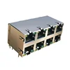 Free Sample 6339082-1 Without Magnetic 2x4 Port RJ45 Female Connector Socket