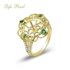 9CT Solid Gold Jewelry Finding Diamond Pearl Ring Semi Mounting