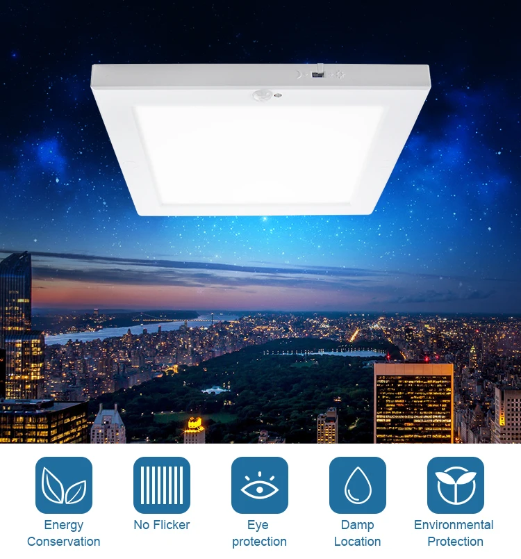 Worbest Ce Youtube Square Pc Aluminum White Motion Sensor 18w Led Light Panel For Decoration Buy Sensor 18w Led Light Panel Led Light Panel For Decoration Ce 18w Led Light Panel Product On