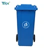 120l dump bin and plastic black trash can outdoor plasric