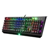 2019 New mold BST-906 High quality Full RGB double injection /laser keycap mechanical gaming keyboard washable led backlit