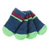 Wholesale Newest Pet Socks Knitted Comfortable Anti-Slip Fleece Dog Socks